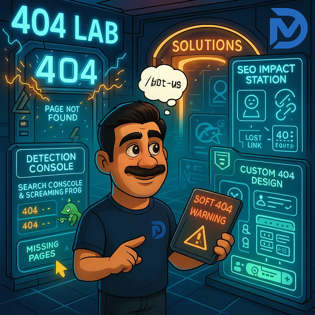 خطای ۴۰۴: راهنمای جامع رفع + ترفندهای طلایی سئو