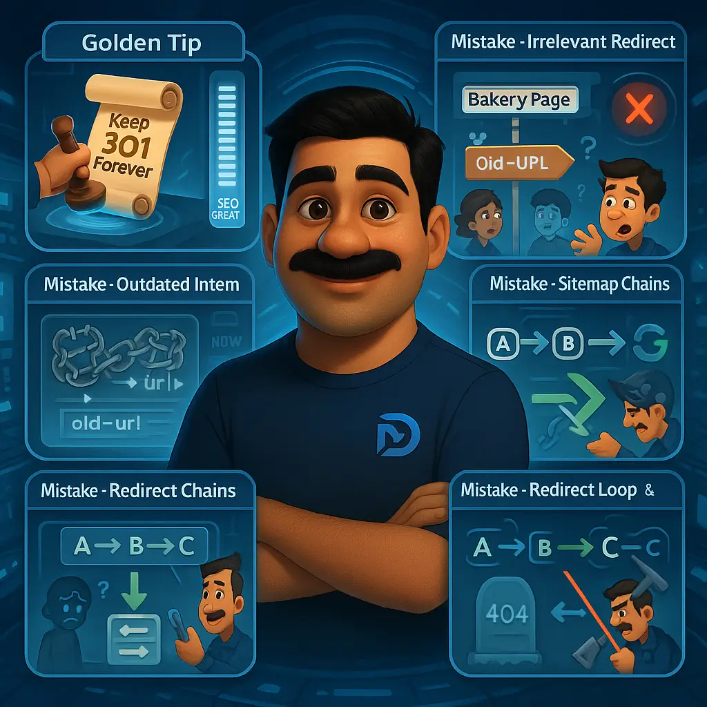 نکات طلایی و اشتباهات رایج در ریدایرکت 301