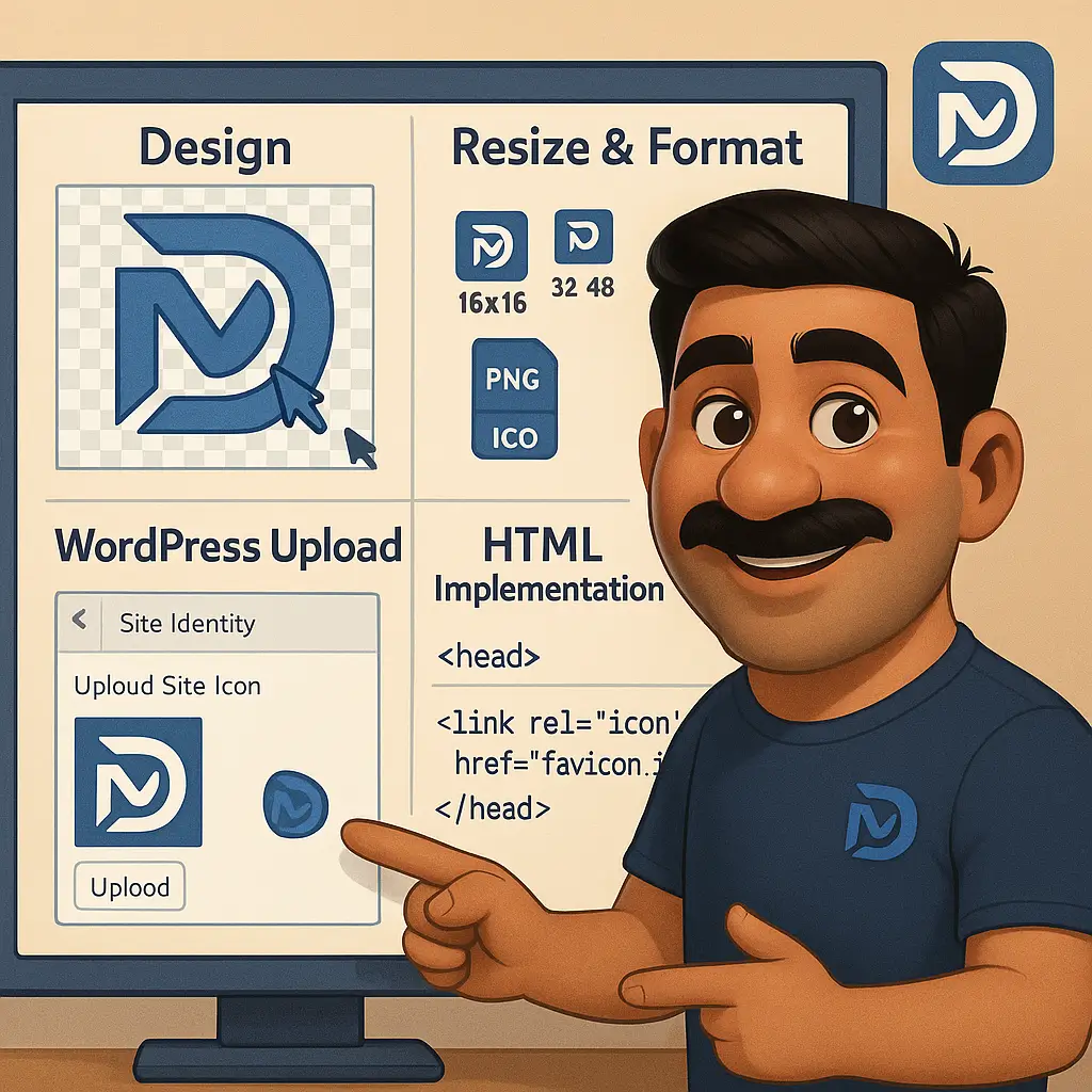 چگونه فاوآیکون بسازیم؟ گام به گام تا ساخت آیکون سایت