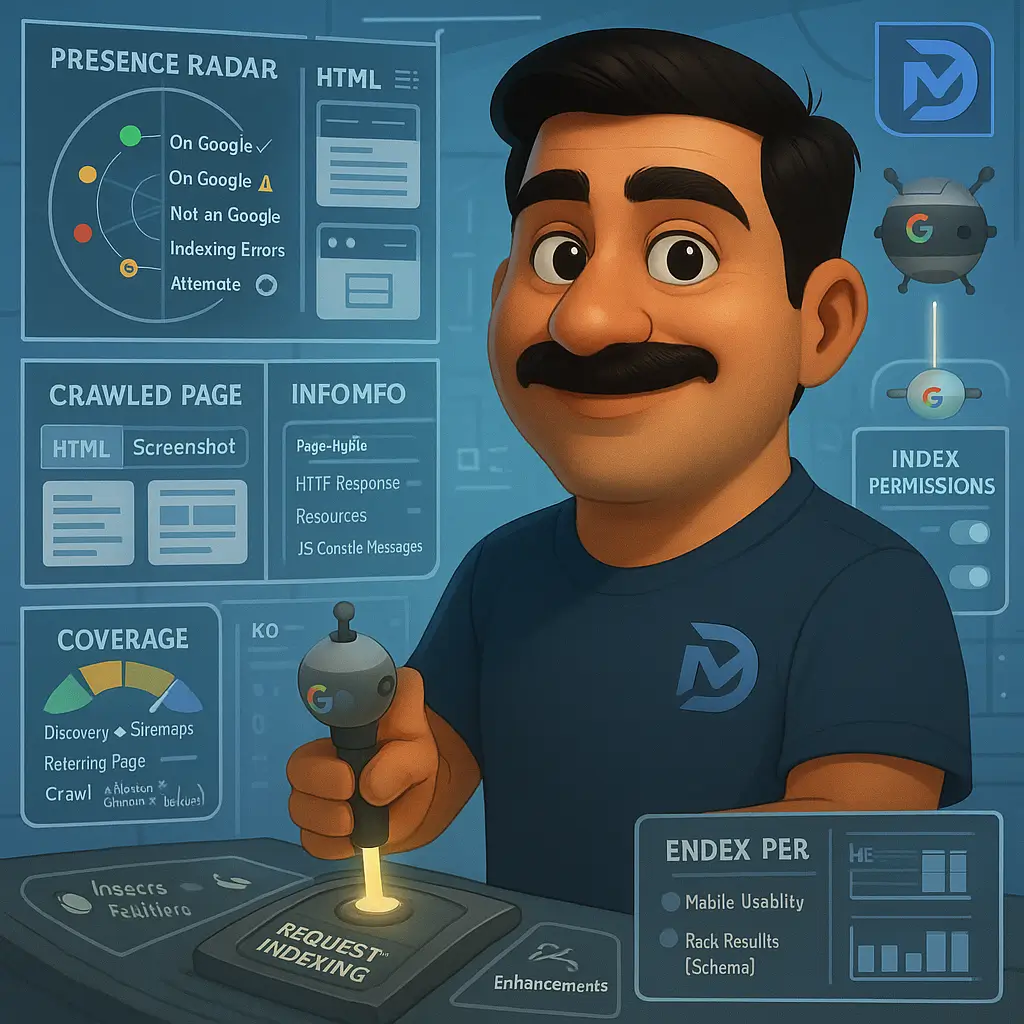 آشنایی با بخش‌های مختلف گزارش URL Inspection