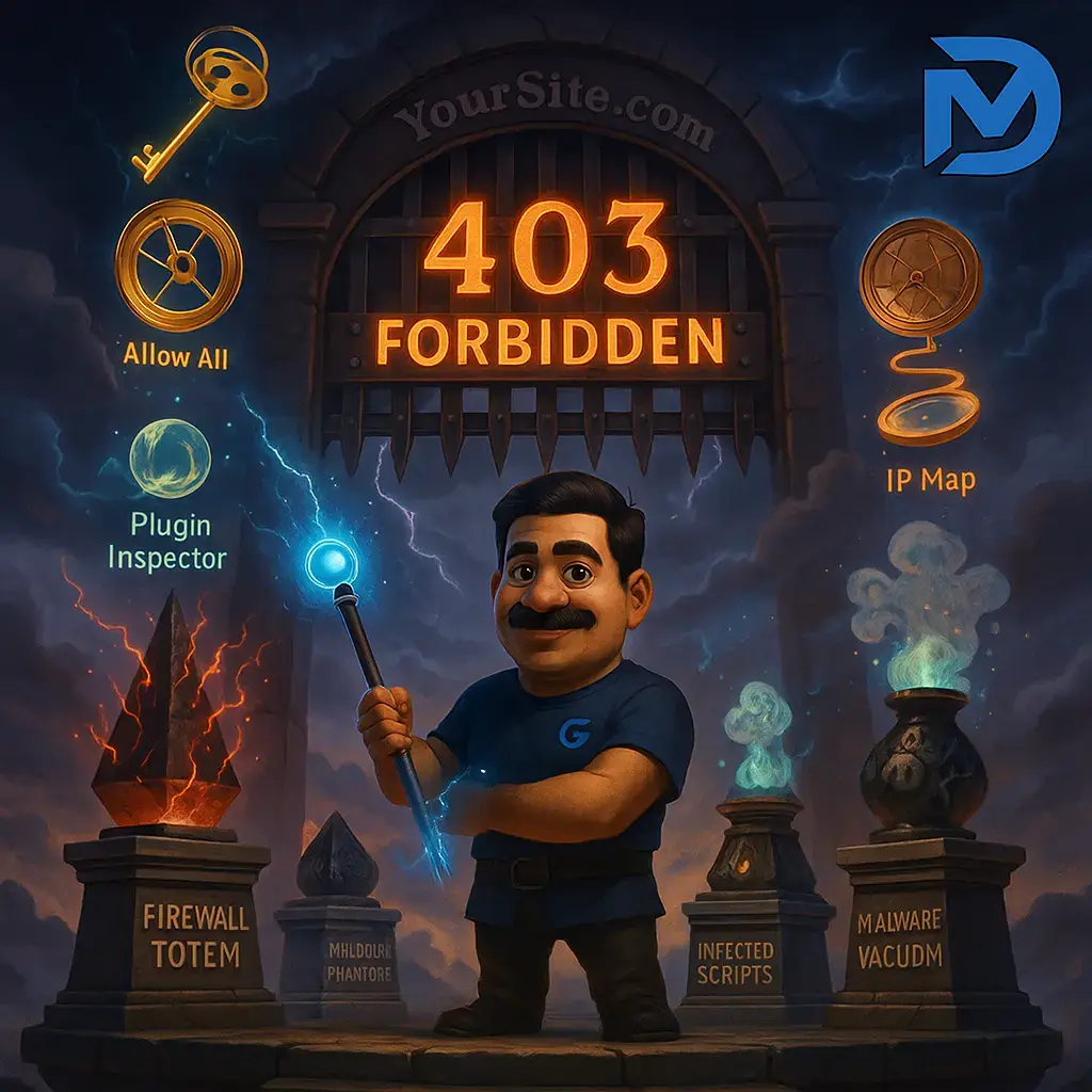 خطای Blocked due to access forbidden (403): دسترسی ممنوع