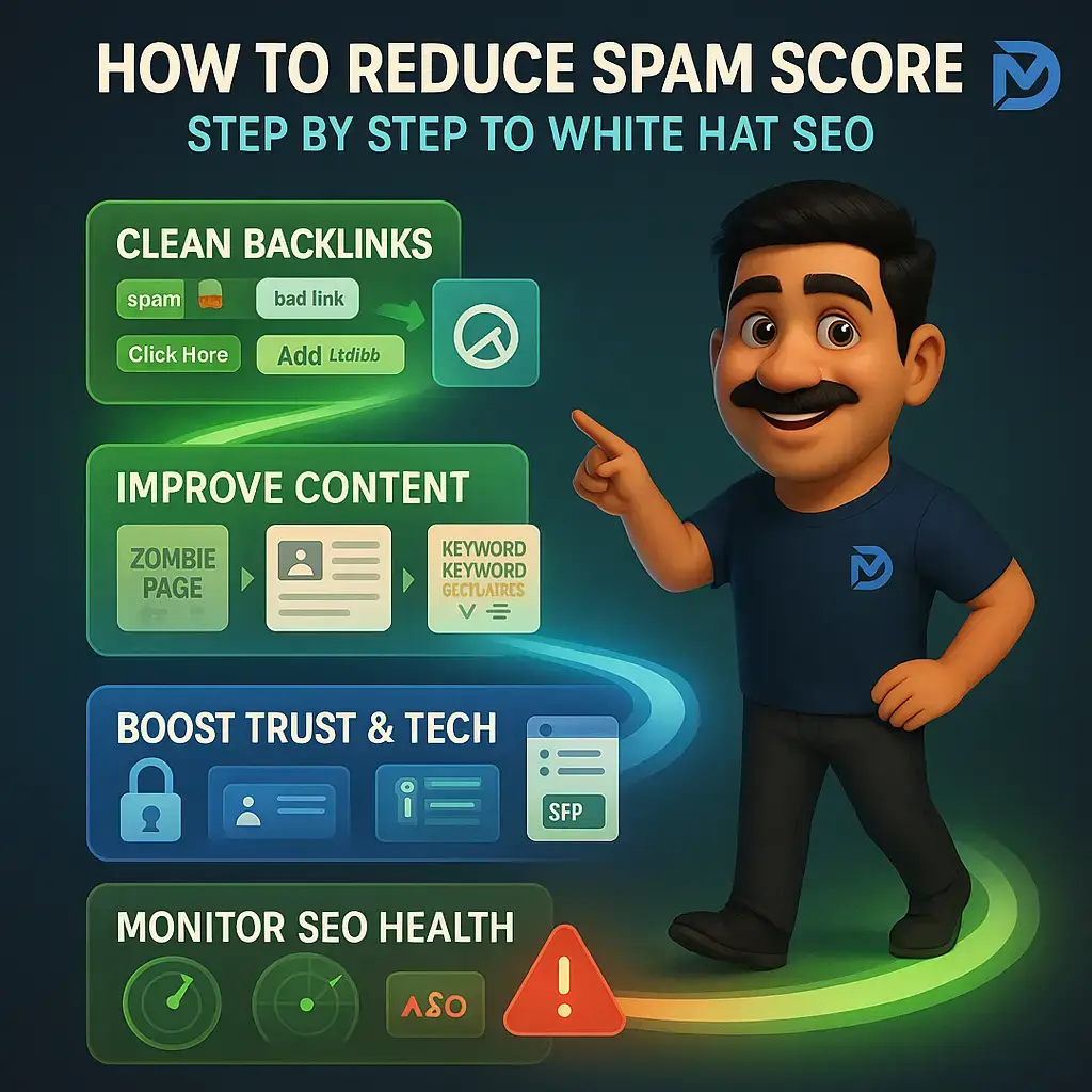 راهکارهای کاهش اسپم اسکور: قدم به قدم تا سئوی کلاه سفید