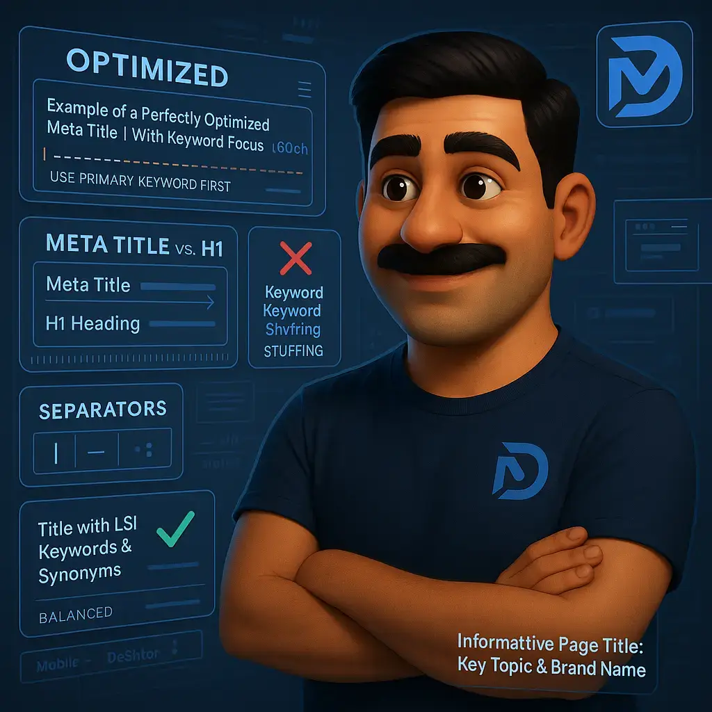 ساختار و بهینه‌سازی فنی عنوان