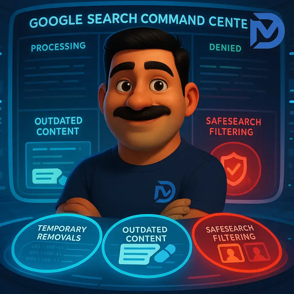 انواع درخواست‌ها در ابزار Removals