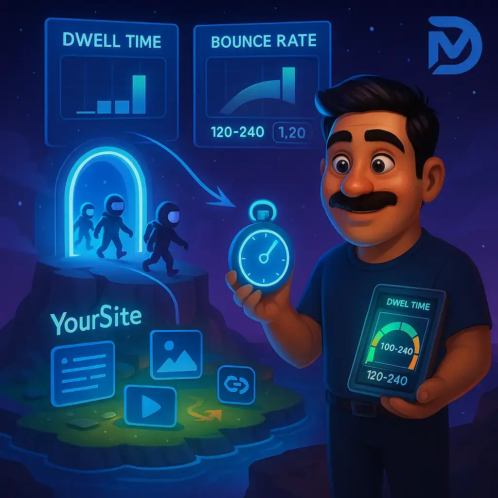 Dwell Time چیست؟ راهنمای جامع افزایش زمان ماندگاری کاربر در سایت