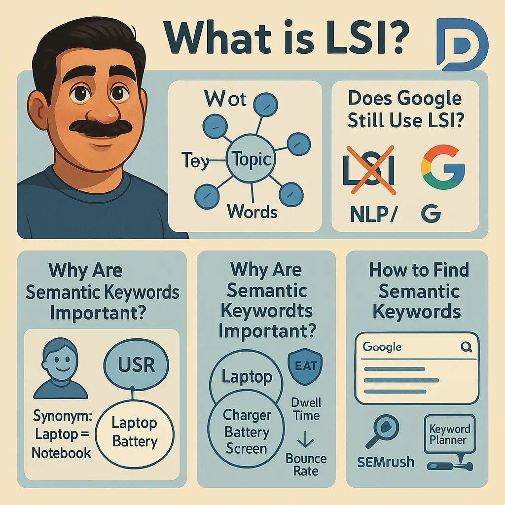 LSI چیست؟ کلیدواژه‌های معنایی و اهمیت آنها در سئو