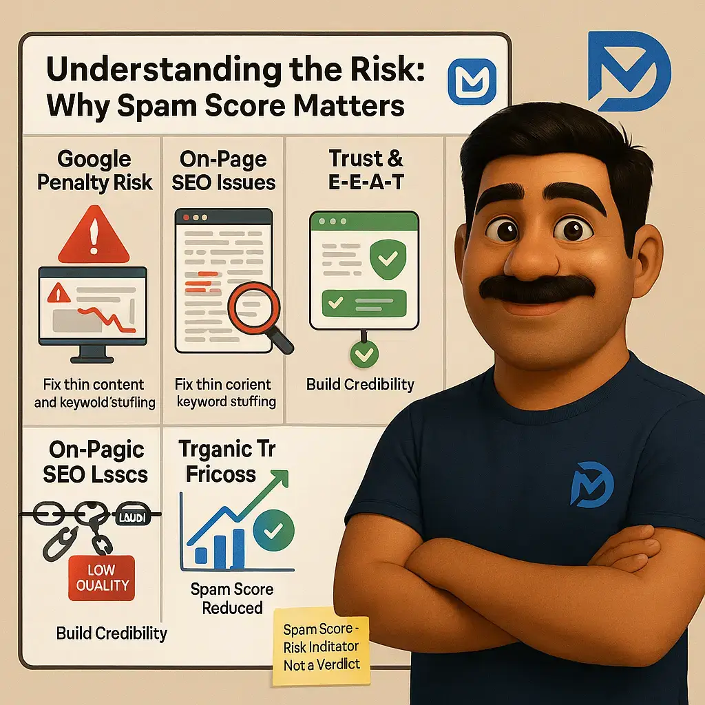 چرا اسپم اسکور اهمیت دارد؟ درک ریسک جریمه گوگل