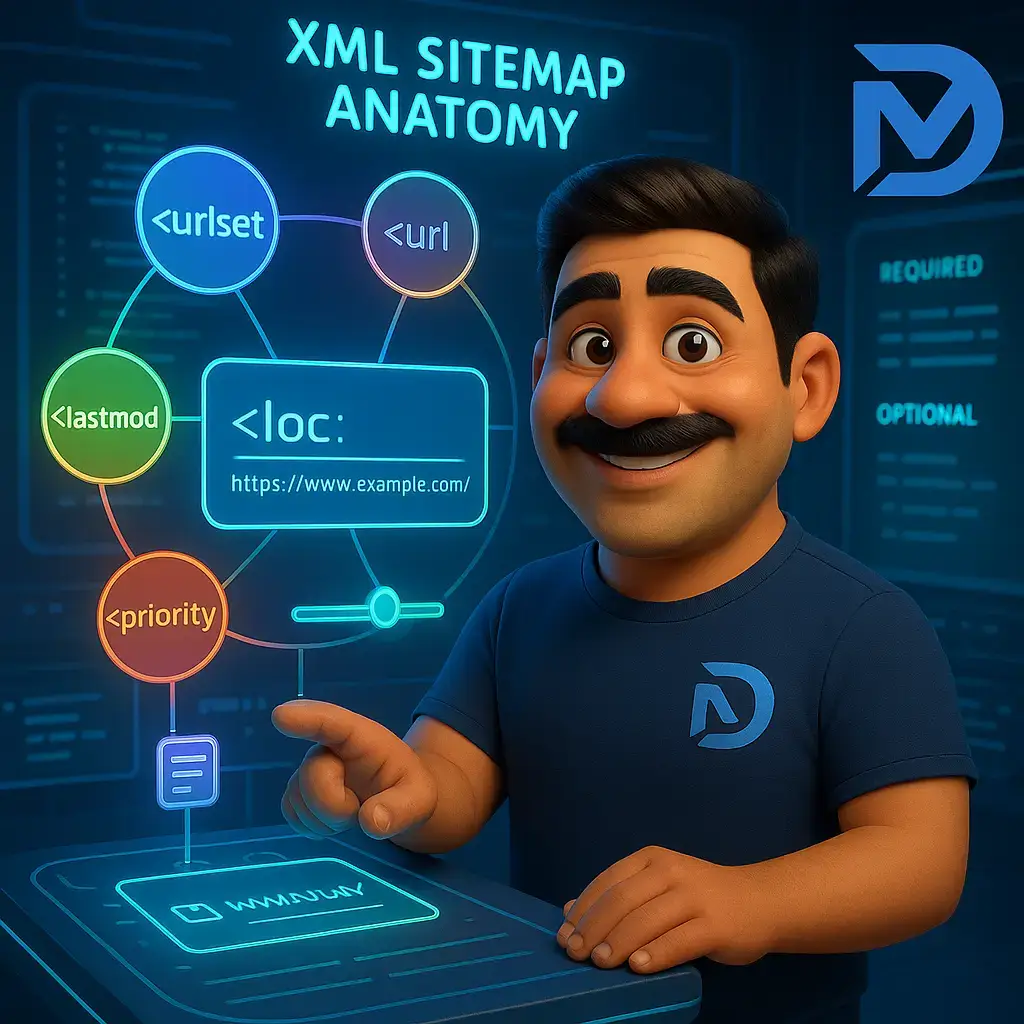 آناتومی یک نقشه سایت XML: تگ‌ها و اولویت‌ها