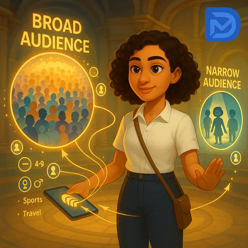 استراتژی تعیین اندازه مخاطب: مخاطب گسترده یا محدود