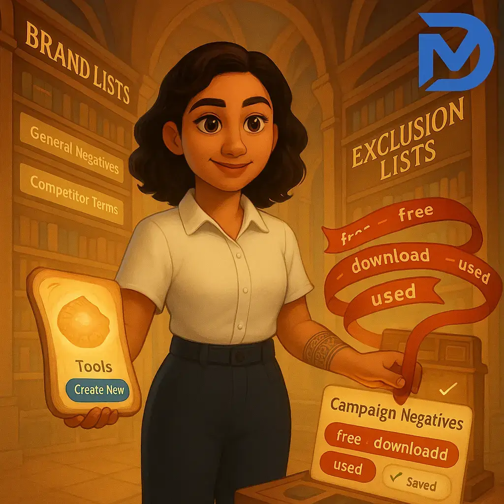 ایجاد و مدیریت لیست‌های منفی در Google Ads