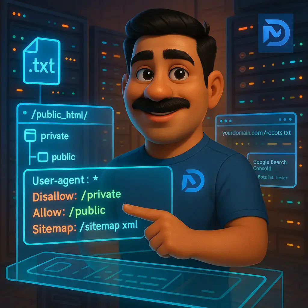 ساخت و مدیریت فایل Robots.txt