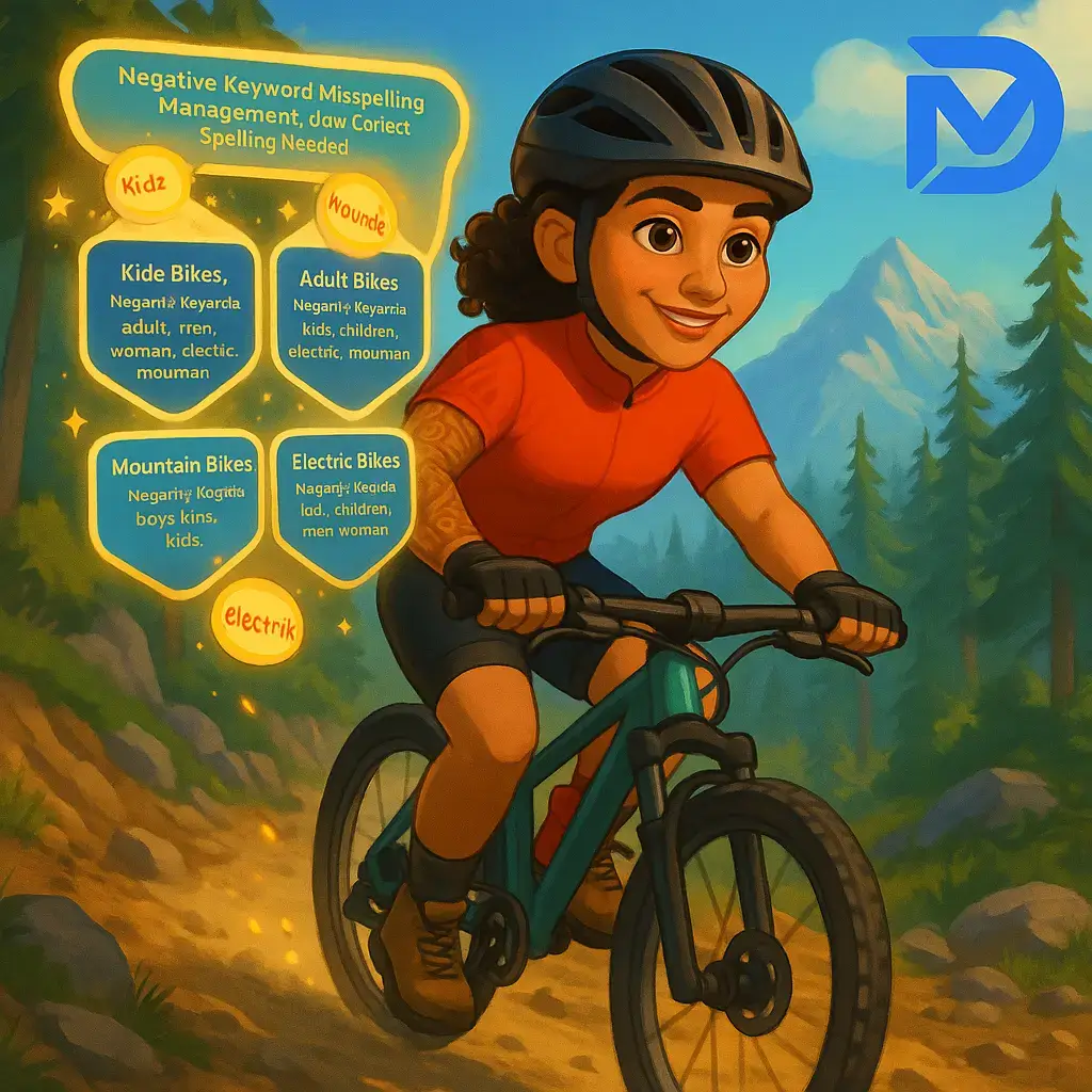 مدیریت غلط‌های املایی در کلمات کلیدی منفی