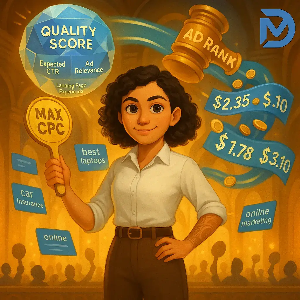 اهمیت درک ساختار مزایده در Google Ads