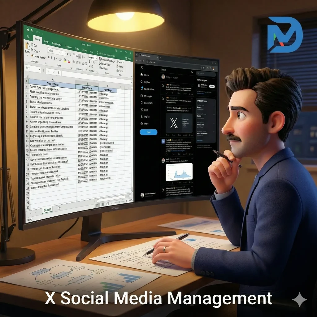 مدیریت شبکه اجتماعی ایکس (توییتر)